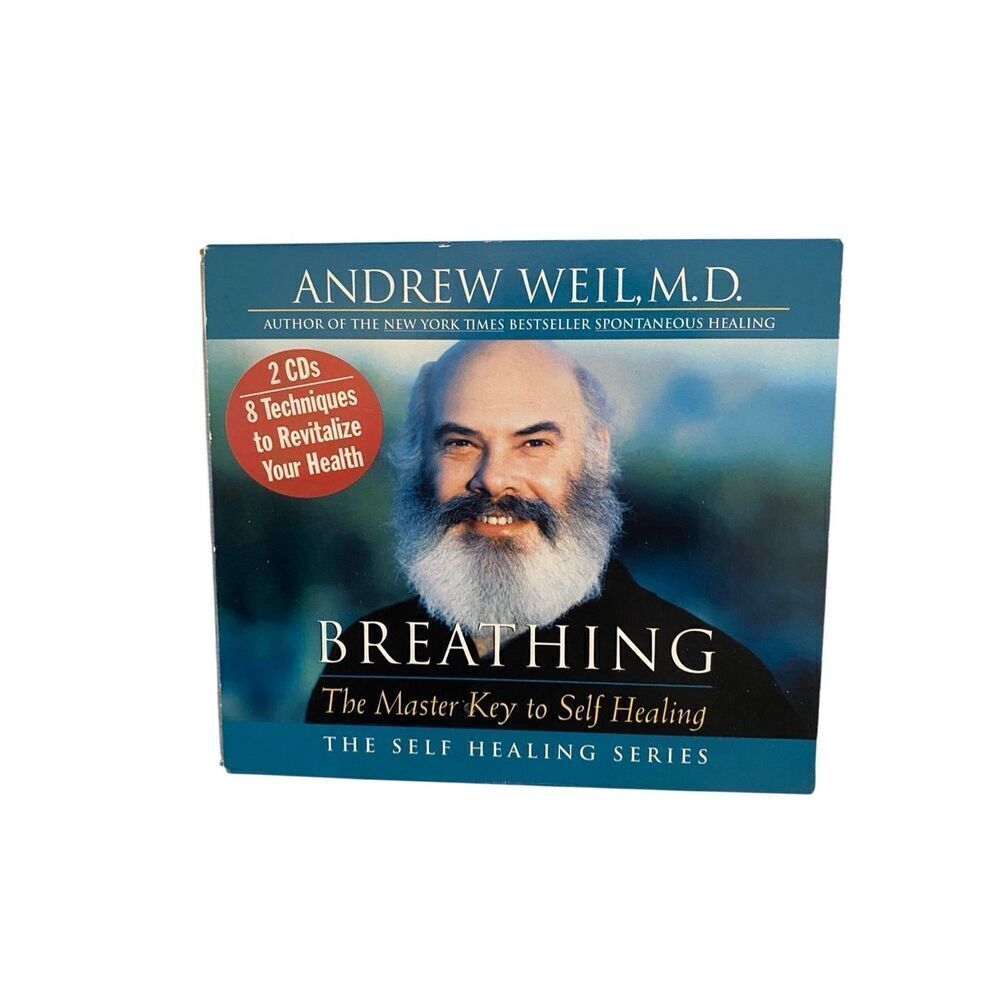 Breathing The Master Key To Self Healing by Andrew Weil 2 Disc Set CD Self Help